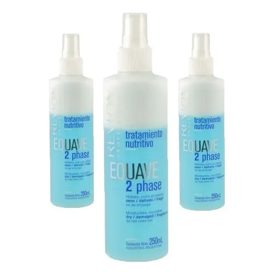 Kit X 4 Revlon 2 Phase Tratamiento Nutritivo Equave X 250ml