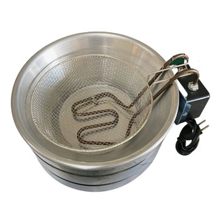 Fritadeira Elétrica Inox Redonda Tacho 3,5 Litros Fritadeira Elétrica Inox Redonda Tacho 3,5 Litros