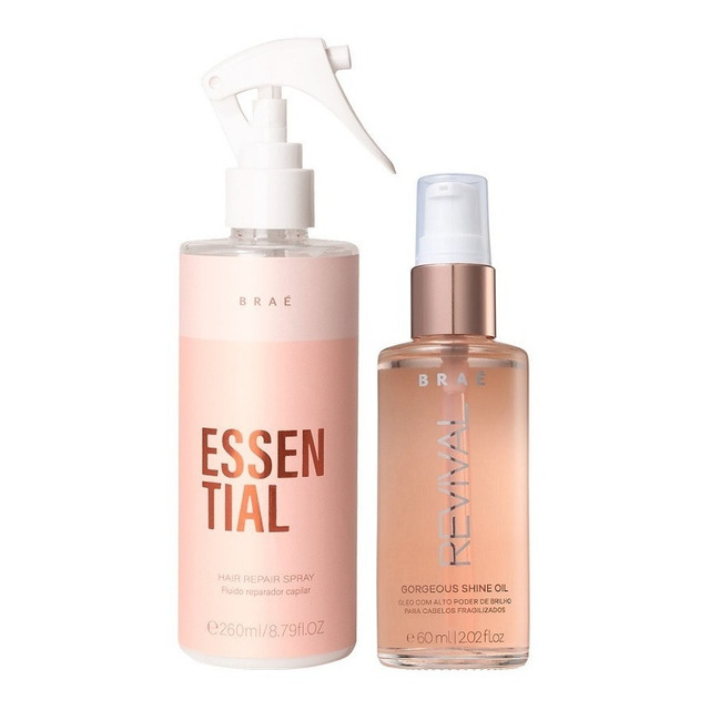 Braé Kit Óleo Revival 60ml + Leave In Essential 260ml Braé Kit Óleo Revival 60ml + Leave In Essential 260ml