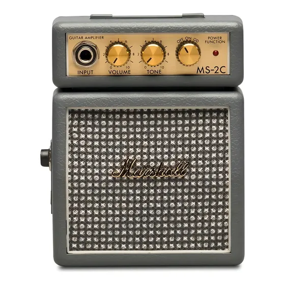 Amplificador Marshall Micro Amp MS-2 Transistor para guitarra de 1W color gris oscuro