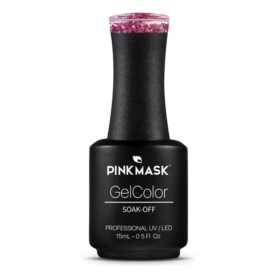 Pink Mask Gel Color Semipermanente Uv/led 15ml Color Katy 155