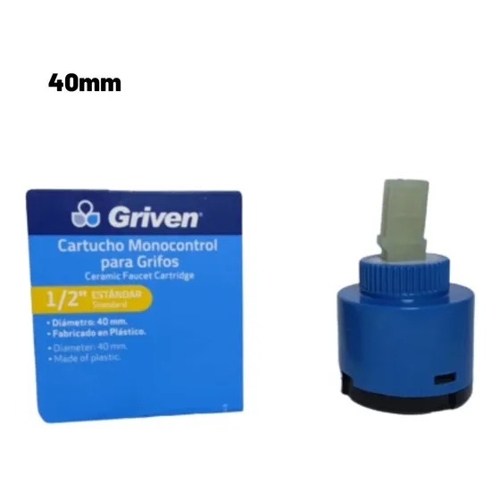 Vástago Para Duchas  40mm 1/4 De Vuelta Marca Griven