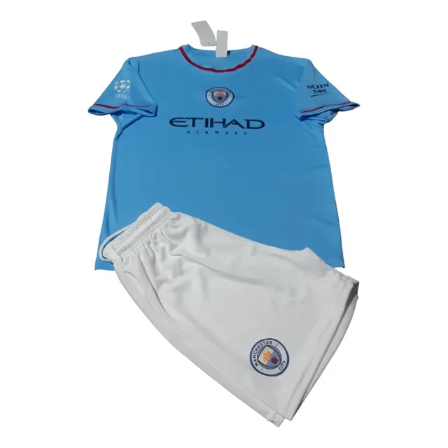 Camiseta Y Short De Niño Futbol Haaland Manchester City