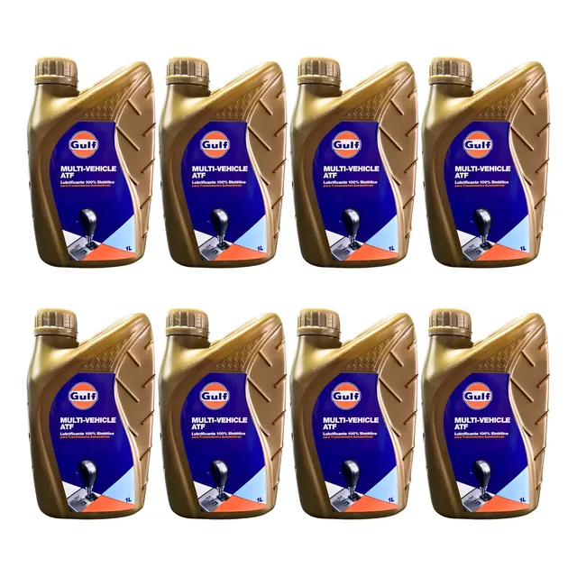 Óleo Câmbio Automático Gulf Atf Dexron Iii 3 Kit 8 Litros