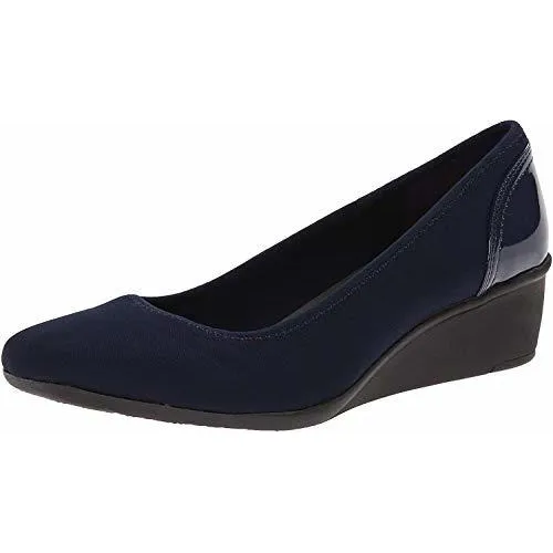 Zapatos De Tacón De Cuña De Tela Wisher De Anne Klein Sport 