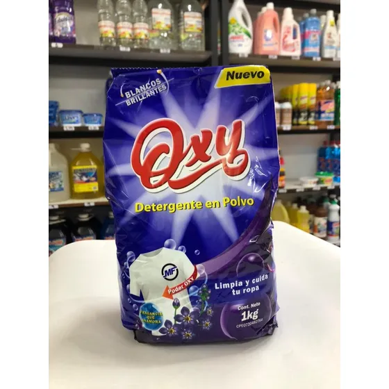 Detergente En Polvo Oxy 1kg