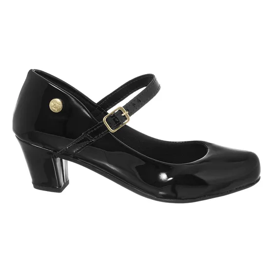 Sapato Scarpin Feminino Bico Redondo Estilo Boneca R: 40.003