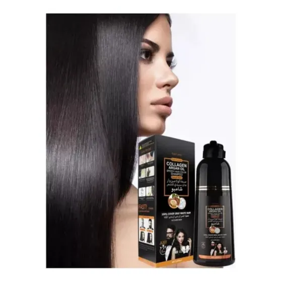 Champu Quita Canas Con Aceite De Argan Y Colágeno