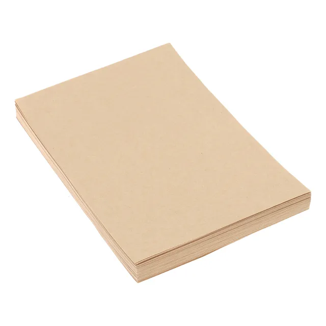 Papelería, Papel Kraft En Blanco, De Una Cara, 150 Hojas