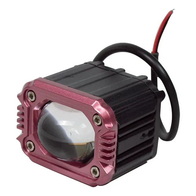 Faro Led Transformer Careta Rosada Luz Amarilla