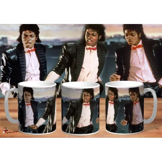 Taza Michael Jackson Billie Jean Escenas Hd Retrato