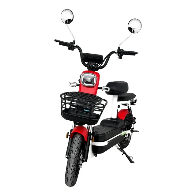 Bicicleta Elétrica Ecobikes Sport 500w 48v Aro 14 Scooter Vermelho