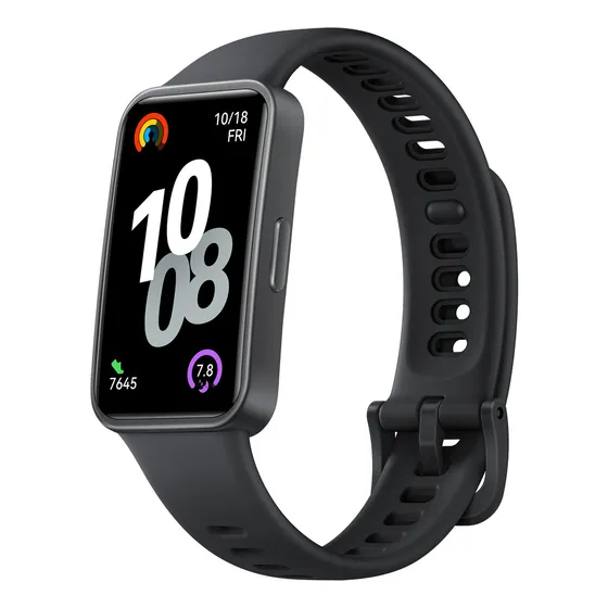Smartwatch Huawei Band 10 Amoled 1.47, Carga Rápida 45 Mins* Caja Negro Malla Rosa Bisel Rosa