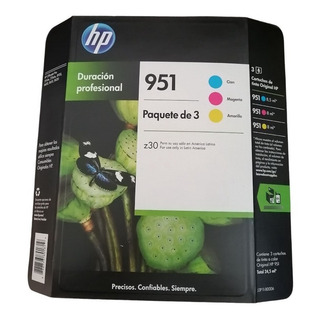 Cartucho De Tinta 951 Paquete De 3 Cartucho De Tinta 951 Paquete De 3