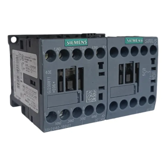 Contactor Auxiliar Siemens 3rh2440-1bb40 24vdc 4no