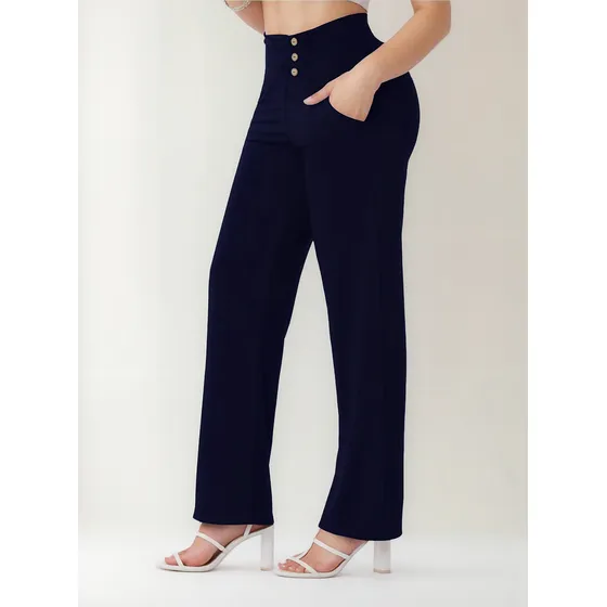 Pantalón Mujer Azul Mp 86925