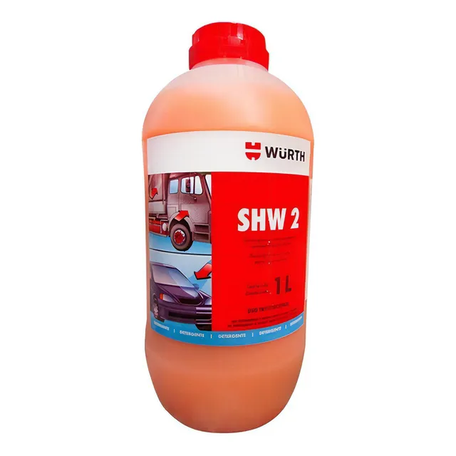 Shampoo Automotriz Con Cera Wurth 1 Litro