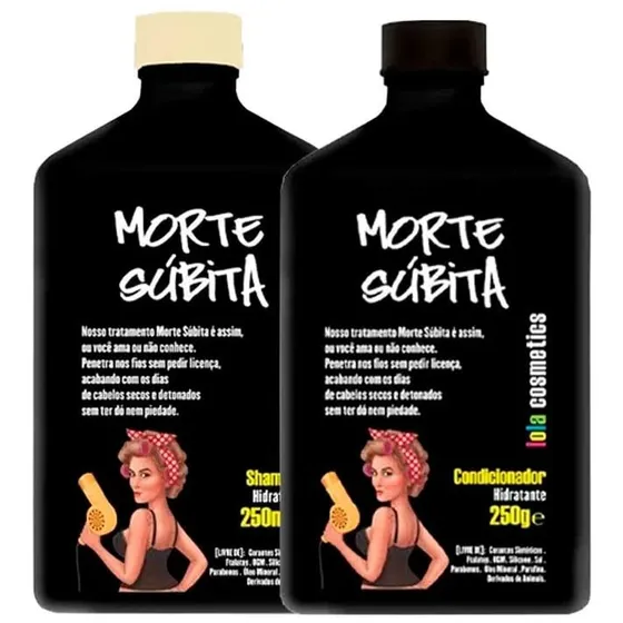 Kit Lola Morte Subita Shampoo E Condicionador Hidratante