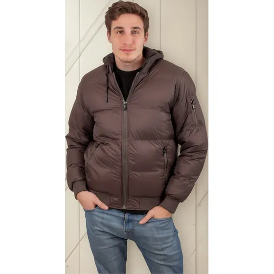 Campera Hombre Camperon Inflada Varon Sire Capucha Abrigada