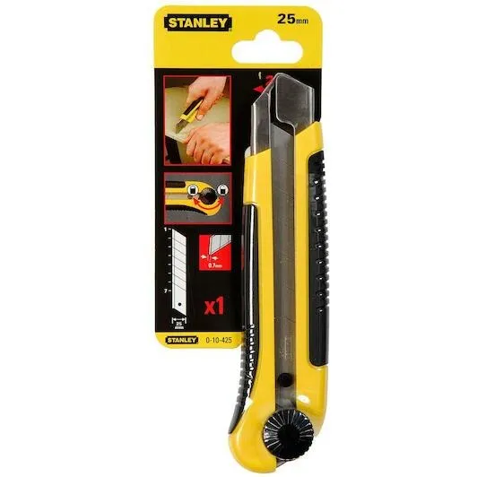 Cuchilla Dynagrip Snap-off, 25mm, Marca Stanley