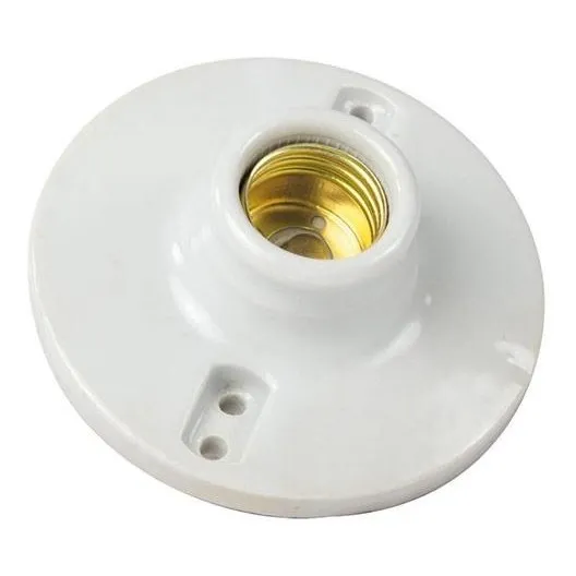 Socates De Porcelana Ceramica Tipo Plafon Pack De 2 Tienda
