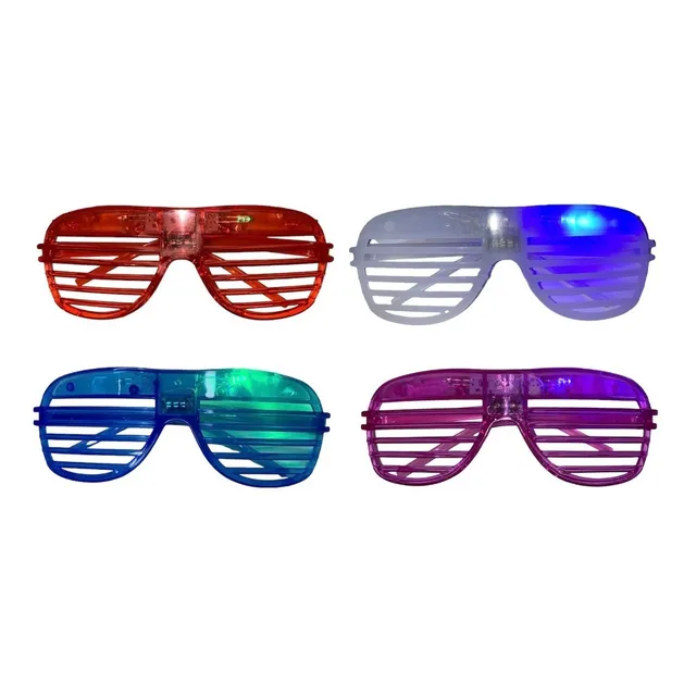 20 Lentes Luminosos Luz Led Retro Fiesta Batucada Boda