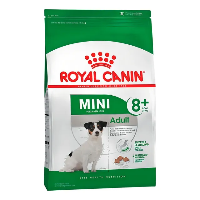 Alimento Royal Canin Size Health Nutrition Mini Adult 8+ para perro senior de raza mini sabor mix de 3 kg