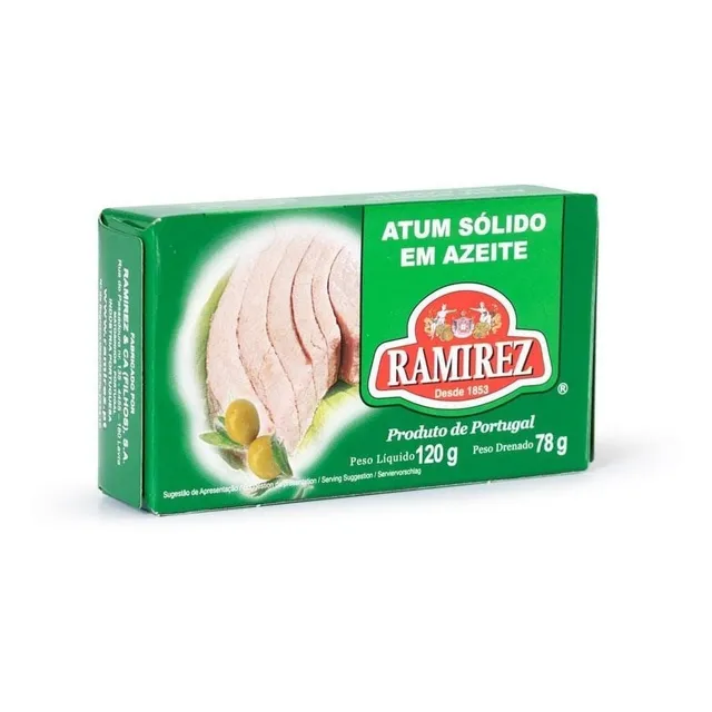Atum Sólido Em Azeite Ramirez 120g Mega Oferta