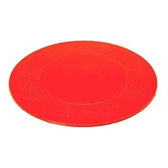 Dycem Red Alfombrilla Antideslizante Redonda 20,3 1 16