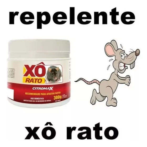 Afasta E Repele Ratos E Roedores Citromax Pastilhas Atóxicas
