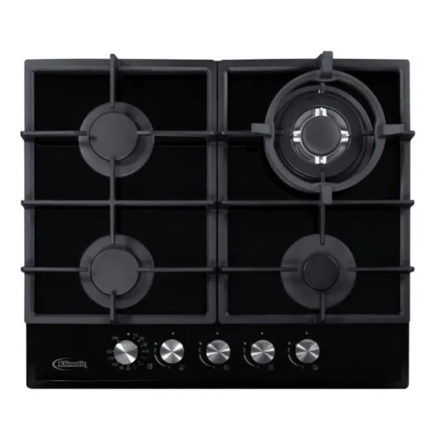 Cocina Empotrable Klimatic Aosta 60 Pro Color Negro