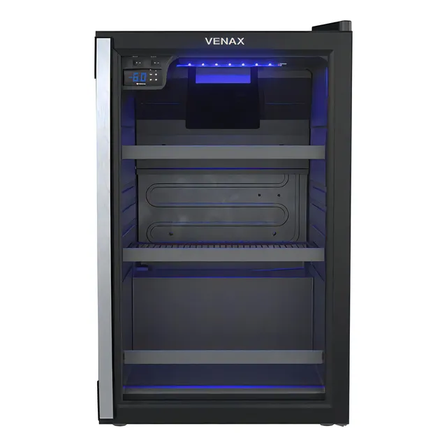Cervejeira Venax Blue Light 100l Preto Fosco - 220v