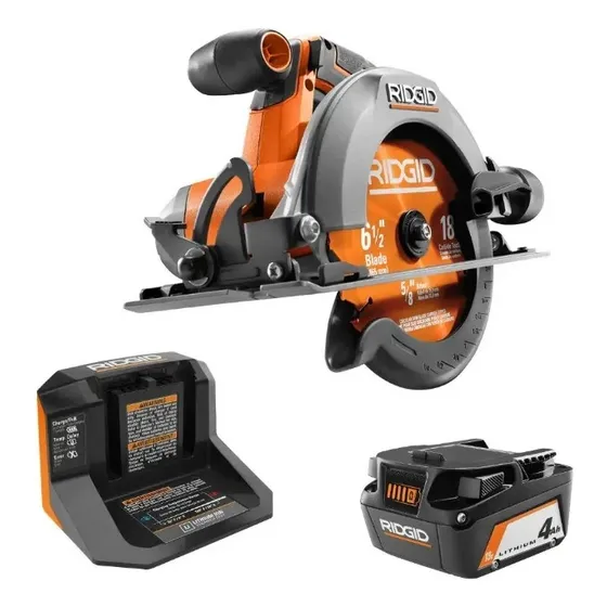 Sierra Circular Inalámbrica 6 1/2 In 18v Kit Ridgid R8655k