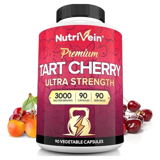 Suplemento Nutrivein Tart Cherry 3000 Mg 90 Capsulas