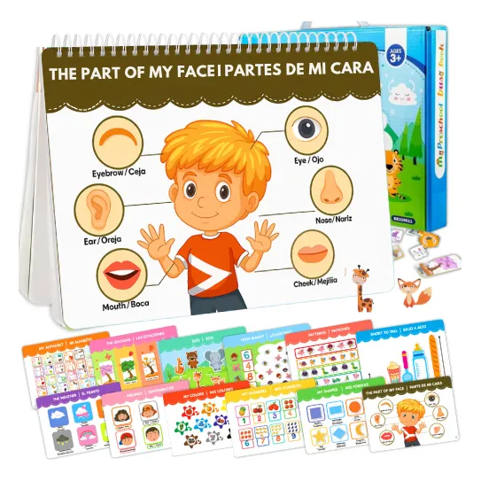 Libro Educativo De Actividades Montessori,bussy Book Juguete