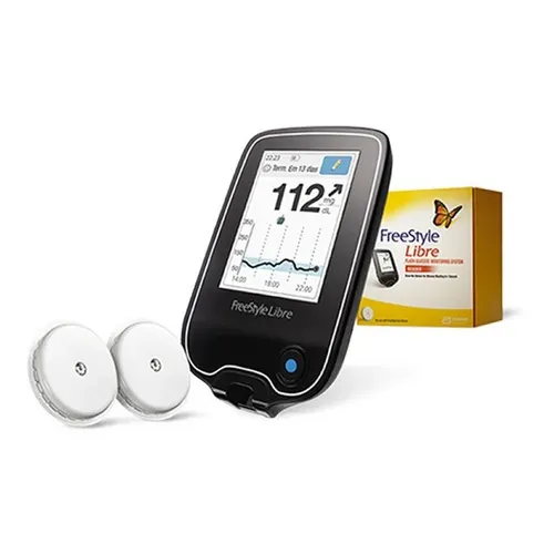 Medidor de glucosa lector sensor Freestyle Libre color negro