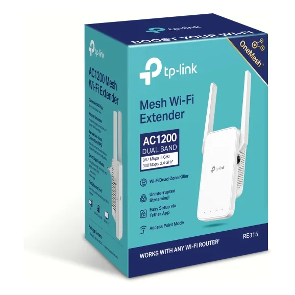 Extendor Wifi Ac1200 Tp-link Doble Banda Repetidor Onemesh