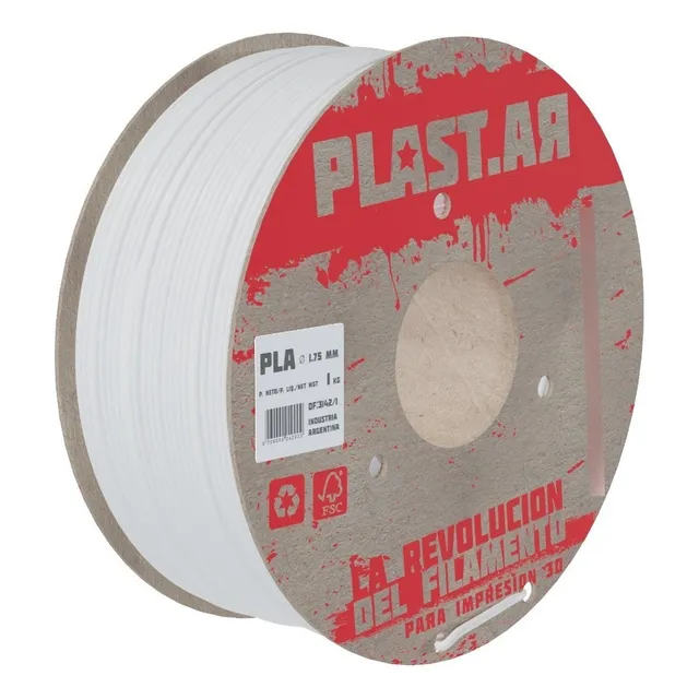 1 Kg Filamento Pla Plastar, 1.75mm, Impresora 3d, Argentino