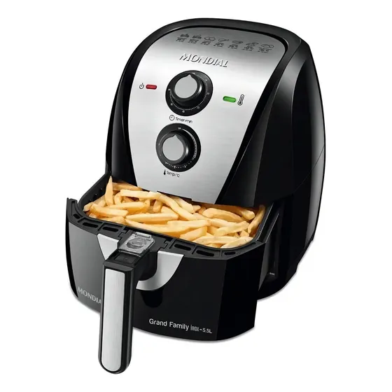 Mondial Grand Family Inox AF55i Preto 127v
