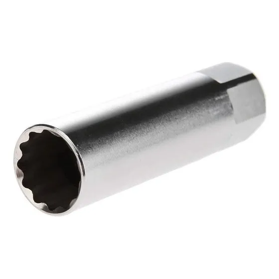 Dado Sacar Bujía Largo  14mm X 3/8  Ultra Delgado 