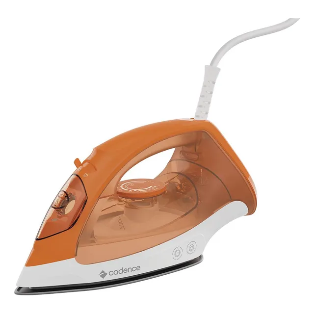 Ferro De Passar Cadence 2 Em 1 Vapor E A Seco Laranja