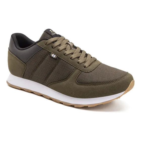Zapatilla Topper T.350 Mesh Oliva Night/ Negro