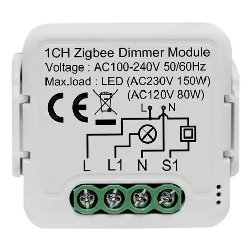 Módulo Inteligente Dimmer (1 Canal) Zigbee