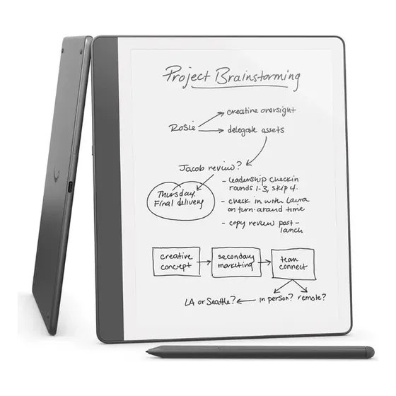 Amazon Kindle Scribe (32 Gb) 2024, Pencil Premium, Tungsteno