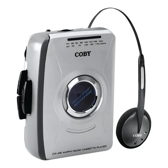 Reproductor De Cassettes Y Radio Am / Fm Coby