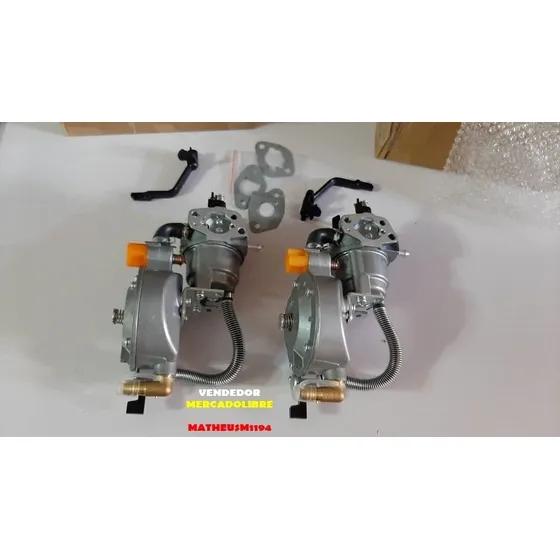 Carburador Dual Gasolina-gas Para Plantas Electr Hasta 5 Kva