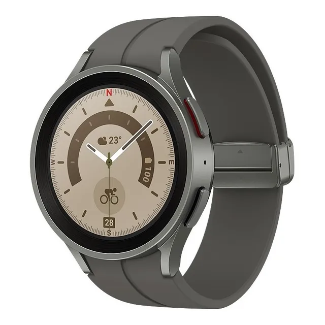 Samsung Galaxy Watch5 Pro Bluetooth (45mm) Caja Gris titanio Malla Gris titanio Bisel Gris titanio