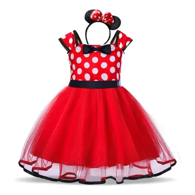 Disfraz De Minnie Mouse (vestido Largo)