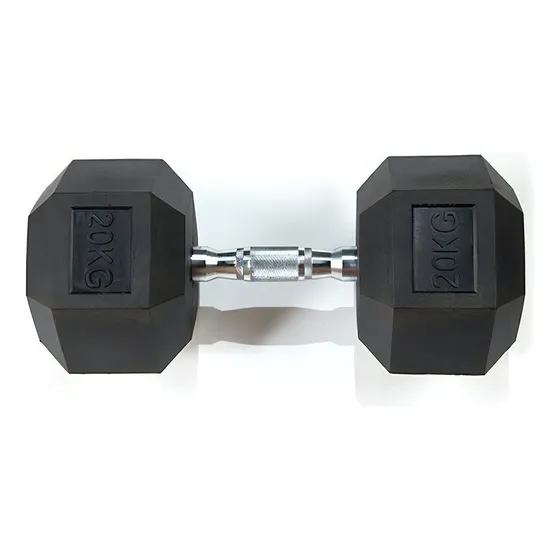Mancuerna Hexagonal 20 Kg. (se Vende Por Unidad) Color Negro