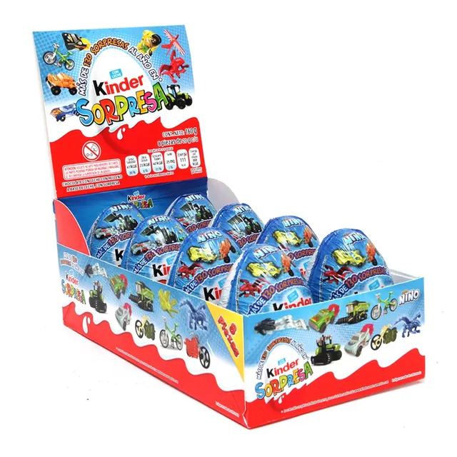 Kinder sorpresa chocolate huevo niño 8 piezas de 20gm
